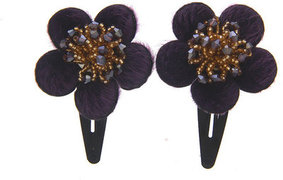 

Anuradha Art Jewellery Hair Pin For Girls & Kids Tic Tac Clip(Purple)