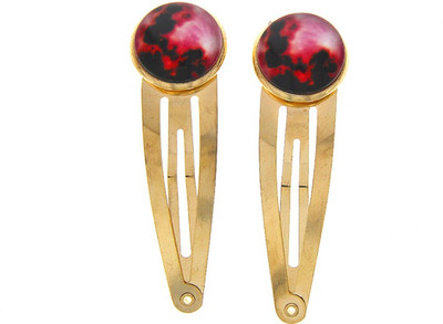 

Anuradha Art Jewellery Hair Pin For Girls & Kids Tic Tac Clip(Pink)