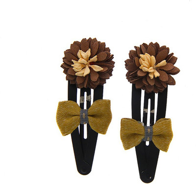 

Anuradha Art Jewellery Hair Pin For Girls & Kids Tic Tac Clip(Brown)