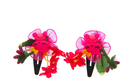 

Anuradha Art Jewellery Hair Pin For Girls & Kids Tic Tac Clip(Pink)