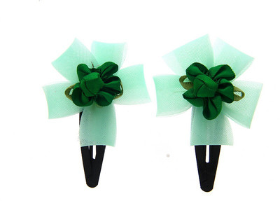 

Anuradha Art Jewellery Hair Pin For Girls & Kids Tic Tac Clip(Green)