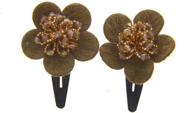 

Anuradha Art Jewellery Hair Pin For Girls & Kids Tic Tac Clip(Grey)