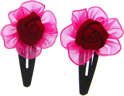 

Anuradha Art Jewellery Hair Pin For Girls & Kids Tic Tac Clip(Pink)