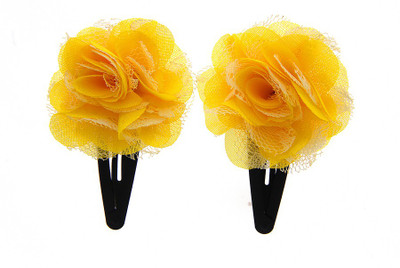 

Anuradha Art Jewellery Hair Pin For Girls & Kids Tic Tac Clip(Yellow)