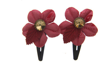 

Anuradha Art Jewellery Hair Pin For Girls & Kids Tic Tac Clip(Red)