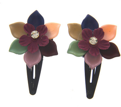 

Anuradha Art Jewellery Hair Pin For Girls & Kids Tic Tac Clip(Purple)