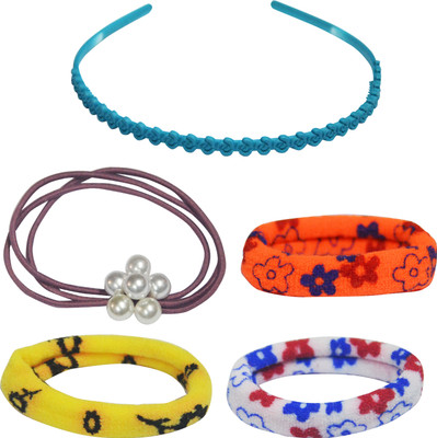 

Angel Glitter Rose Full Of Garden Green Hair Band, Rubber Band(Multicolor)