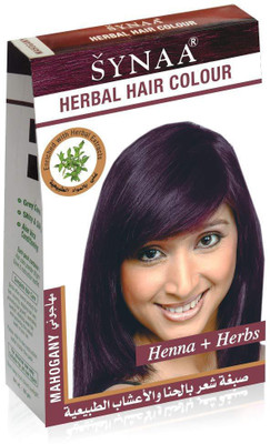 

Synaa Herbal Hair Color,Henna + Herbs - No PPD Hair Color(Mahogany)