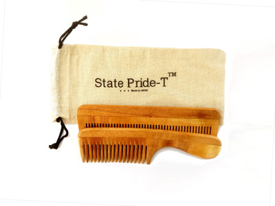 

State Pride-T neem wood comb