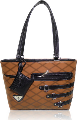 

AZED Collections Shoulder Bag(Brown, Black), Black;brown