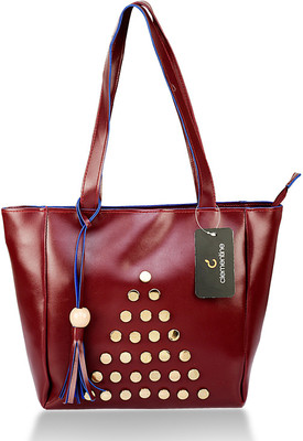 

Clementine Messenger Bag(Maroon)