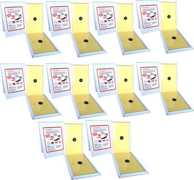 HYGN+ Rat Mouse Cockroach Lizard Sticky Trap Glue Pad | for Home Office Shop Godown Store car Vehicle | Child Pet Safe Non-Poison Non-Toxic Eco Friendly pest Control  (10 x 1 Units)
