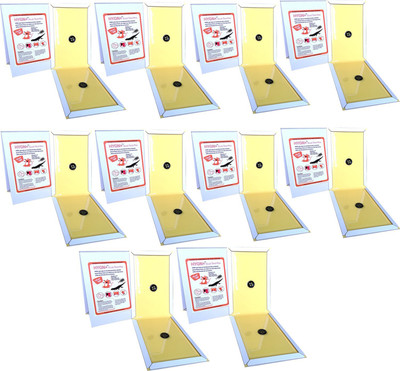 

HYGN+ Rat Mouse Cockroach Lizard Sticky Trap Glue Pad | for Home Office Shop Godown Store car Vehicle | Child Pet Safe Non-Poison Non-Toxic Eco Friendly pest Control(Pack of 10)