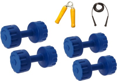 

Star X 12KG PVC Dumbbells Set of 4kg and 2 kg With Accessories Gym & Fitness Kit