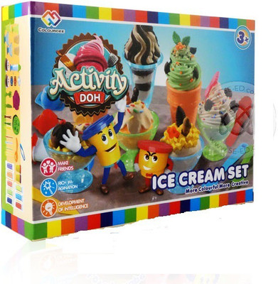 

toyuniverse Icecream Set Activity Doh(Multicolor)
