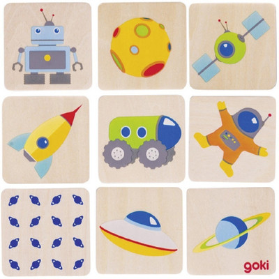 

Goki Memory Game, Space(Multicolor)
