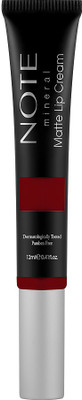 NOTE MINERAL MATTE LIP CREAM 07 12 ml(Brown Night)