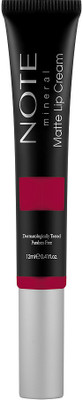 

NOTE MINERAL MATTE LIP CREAM 06 12 ml(Go Red)