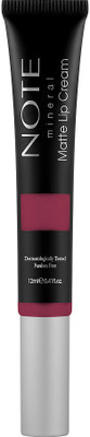 

NOTE MINERAL MATTE LIP CREAM 03 12 ml(Rose Sarbet)