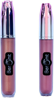 Beromt Metallic Matte Lip Gloss Combo, Gold & Light Pink(20 ml, Light Out & Peri Twinkle)