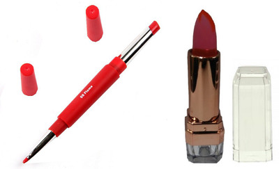 

tanvi27 MAGICAL COLOR CHANGING LIPSTICK & MATTE LIPSTICK WITH LIP LINER(FLAME, LIGHT PINK)