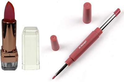 

tanvi27 MAGICAL COLOR CHANGING LIPSTICK & MATTE LIPSTICK WITH LIP LINER(SHOW GIRL, LIGHT PINK)