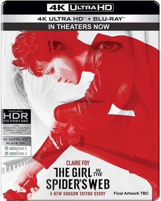 

The Girl in the Spider's Web (Steelbook) (4K UHD & HD)(4K(UHD) Blu-ray English)