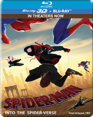 

Spider-Man: Into the Spider-Verse (Steelbook) (Blu-ray 3D & Blu-ray)(3D Blu-ray English)