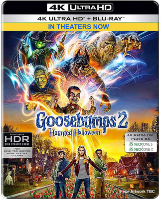 

Goosebumps 2: Haunted Halloween (Steelbook) (4K UHD & HD)(4K(UHD) Blu-ray English)