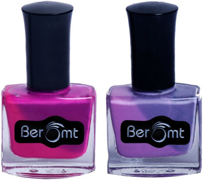 

Beromt Temperature Color Changing Nail Polish Combo Hot Pink & Lilac(Pack of 2)