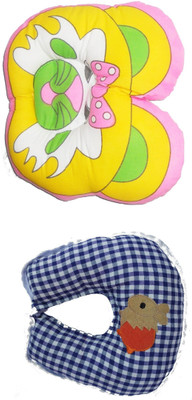 

EasyShop Cartoon Neck Support Soft baby Pillow for Children,made with best quality fabric with good looking_Pack of 2 (1 Neavy Blue and 1 Yellow) Neck Pillow(Neavy Blue, yellow), Neavy blue and yellow