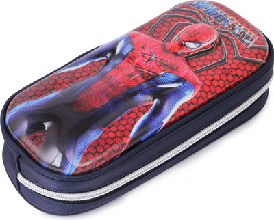 

Tgdepot Spider Man Pencil Box Spider Man Art Polyester Pencil Box(Set of 1, Red)