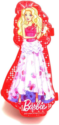 

SKI Easy carry Barbie Art Plastic Pencil Box(Set of 1, Red)