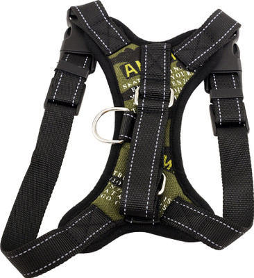 

SRI High Quality Front Range Dog Harness No-Pull Pet Harness Adjustable Outdoor Pet Vest Reflective Oxford Material Vest for Dogs Easy Control Dog Standard Harness(, Green