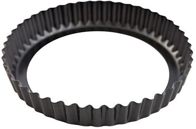 

Jazz My Mobile Non Stick Removable Bottom 5.5 Inch Mini Quiche Pans / Mini Tart Pan Pizza Maker(Black)