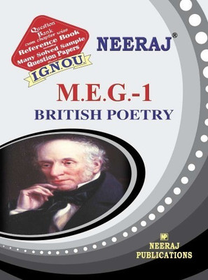 MEG1 British Poetry | English Medium | Neeraj Publications Guide With Question Bank(Paperback, Expert Panel of Neeraj Publications)