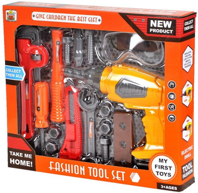 

NGEL Worlds Kid'S Construction Tool Set Develop Motor Skills And Encourage Your Child'S Mechanical Inclinations With This Fantastic Toy Tool