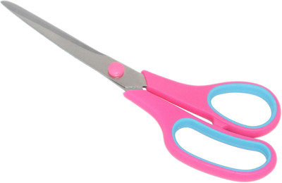 

Aura Stainless Steel Big Size Multipurpose Imported Scissors(Set of 1, Silver, Blue, Pink)