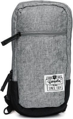 

CAT Men & Women Casual Grey Polyester Messenger Bag