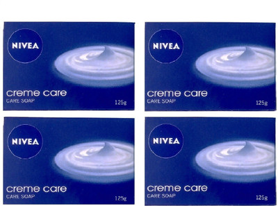 

Nivea creame care bath soap 125g pack of 4 (500g)(500 g, Pack of 4)