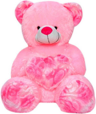 

Vervain Cute Pink Sweet heart Teddy Bear - 2ft - 60 cm(Pink)
