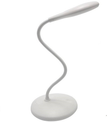 AKR ROUND TOP TOUCH DIMMER LED RECHARGEABLE LAMP Lamp with Touch Button Table Lamp(White) Study Lamp(37, White)