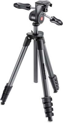 

Manfrotto Mkcompactadv-Bk Tripod Kit(Black, Supports Up to 3000 g)