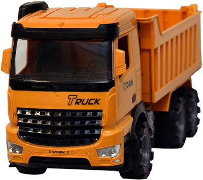 

TOYZTREND PREMIUM DUMPER HEAVY DUTY FRICTION POWERED FOR KIDS(Yellow)