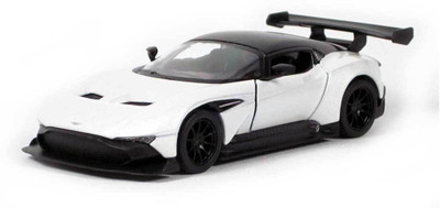 

Kinsmart 5" Diecast Metal Official Licensed Aston Martin Vulcan Car(White)