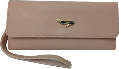 

LANDLOPER Women Pink Artificial Leather Wallet(4 Card Slots), Baby pink