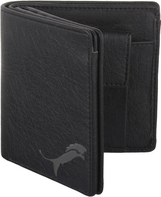 

WILDEDGE Men Black Artificial Leather Wallet(5 Card Slots)