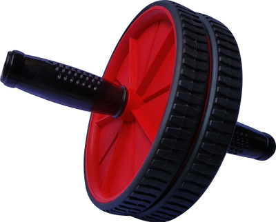 S.Blaze Unisex Red Colour Ab Double Wheel Roller Knee Pad for Gym Fitness & Ab Exerciser(Red)