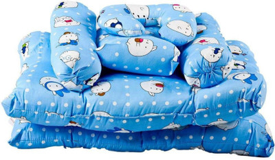 

Styles Closet Soft Cotton Fibre Filled Gaddi With Pillow Foldable(Fabric, Multicolor)