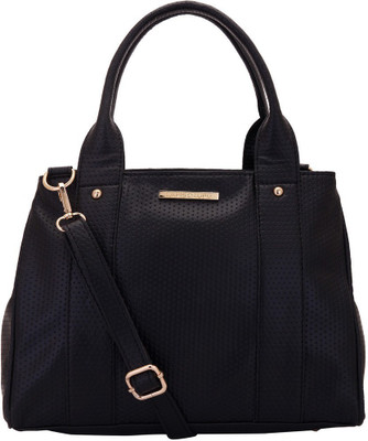 

LAPIS-O- LUPO Lapis-O-Lupo Inky Black Handbag Shoulder Bag(Black, 7 L)